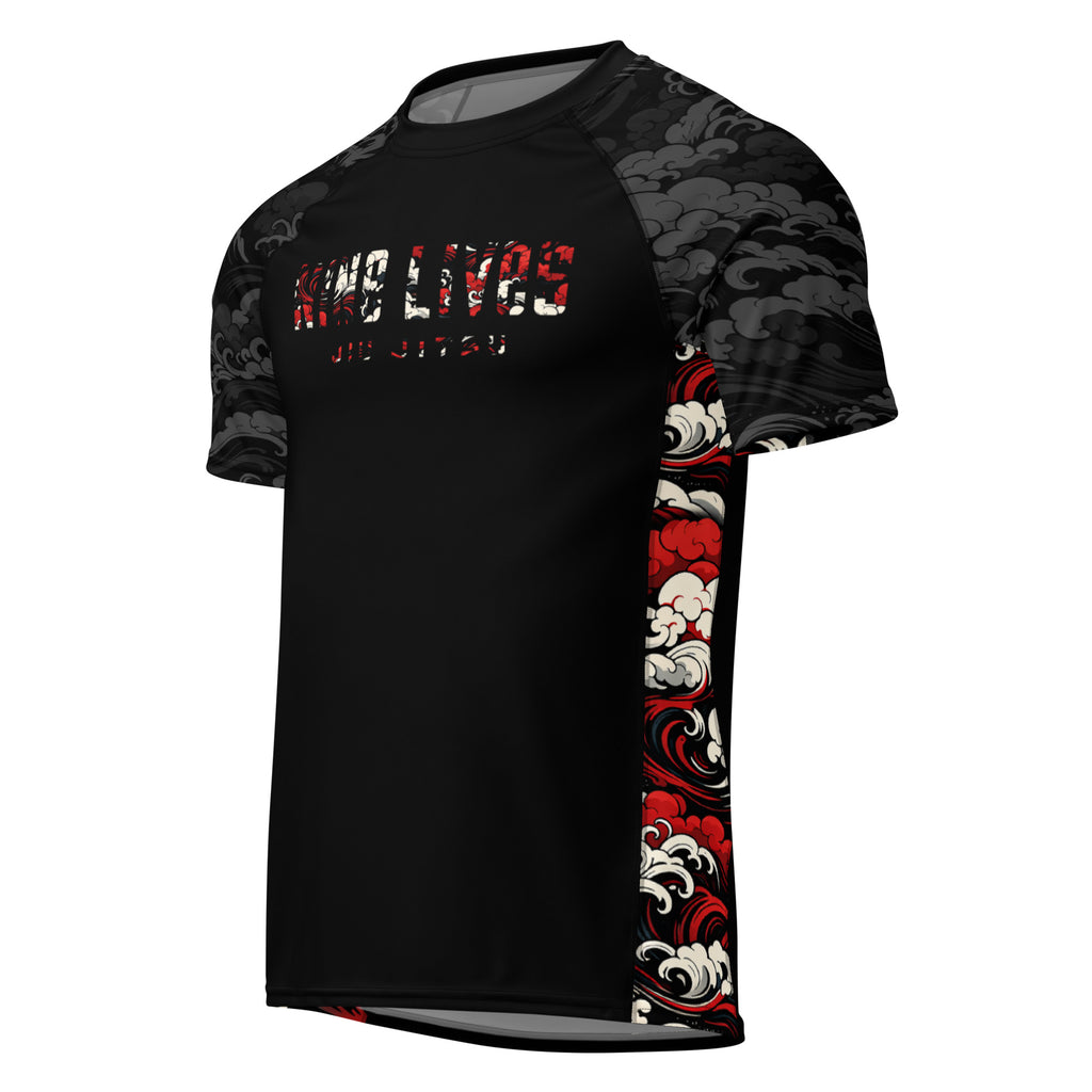 Cloud Cover RASHGUARD - Black – Nine Lives Jiu Jitsu