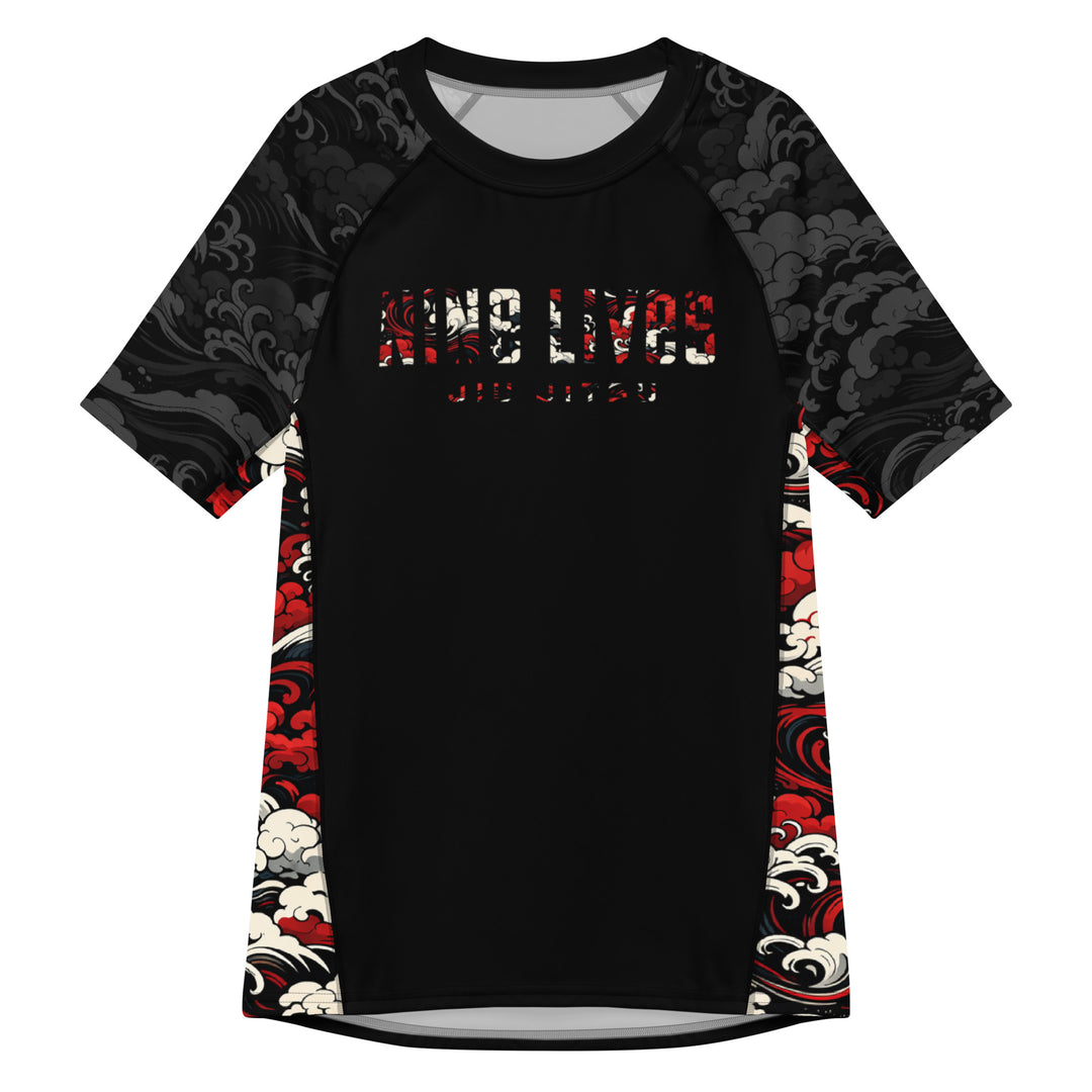 Cloud Cover RASHGUARD - Black – Nine Lives Jiu Jitsu