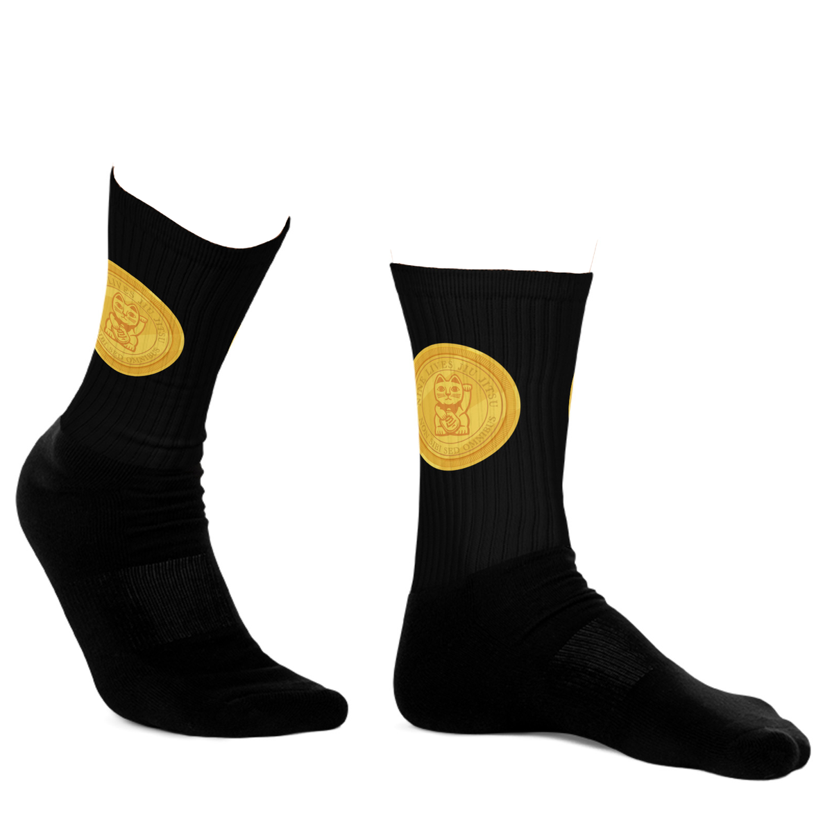 Gold Coin Money Cat Socks – Nine Lives Jiu Jitsu